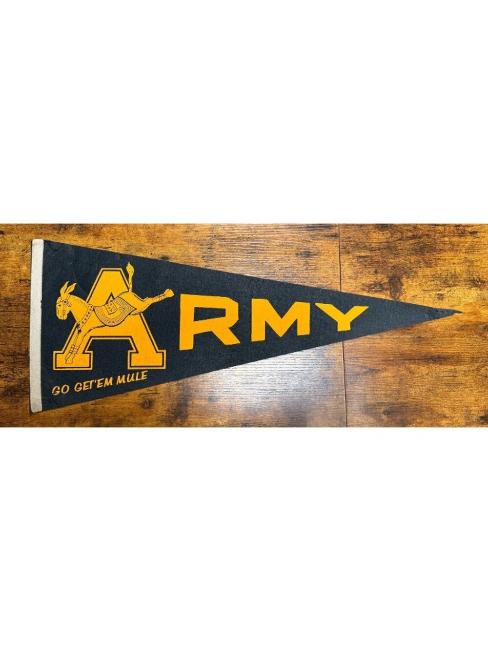 Vintage Army "Go Get 'em Mule" pennant